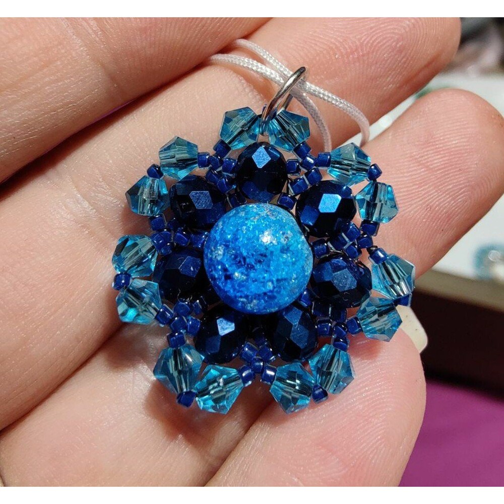 Beautiful Hand Crafted Crystal Pendant